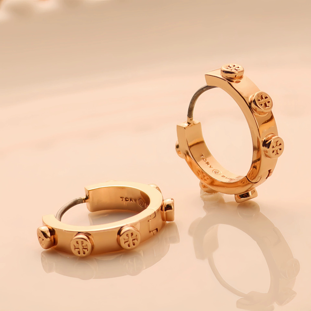 Tory Burch Classic Double Inlay Earrings
